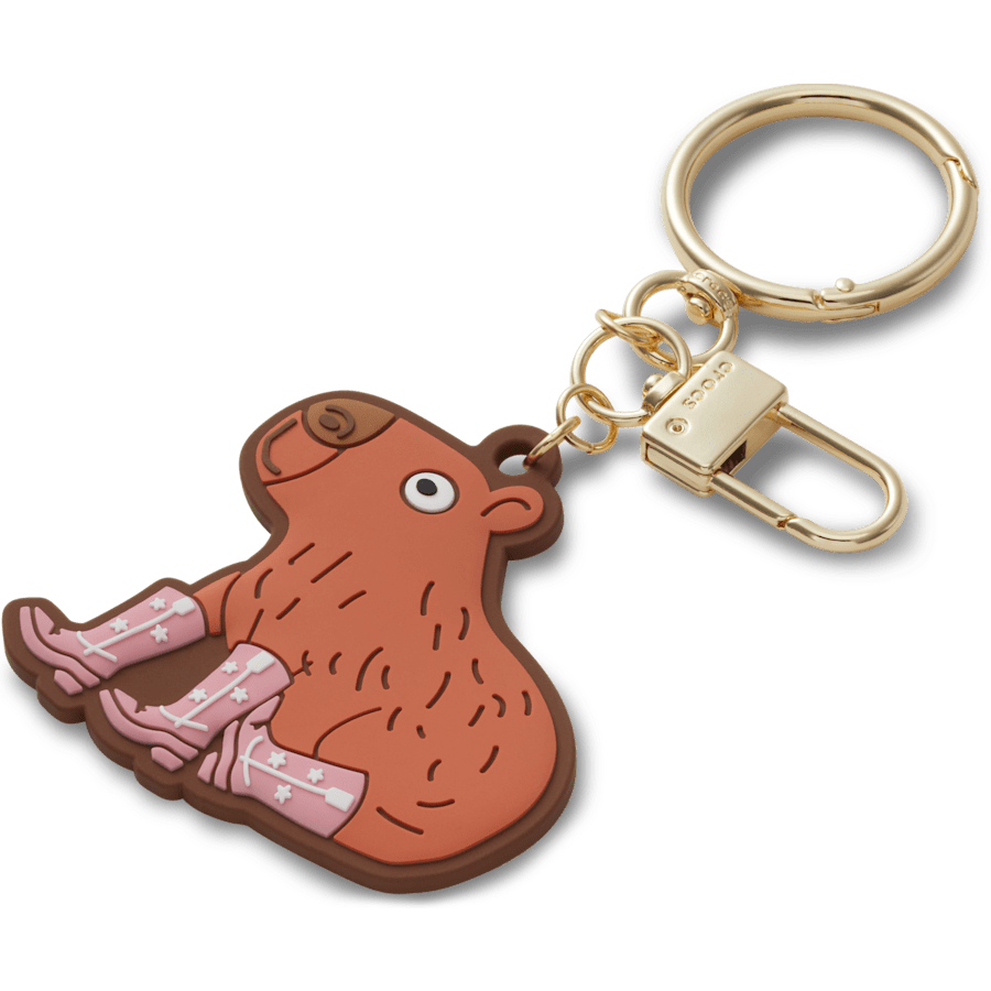 Multi Cowboy Capybara Bag Charm Mlt - charm view - Jibbitz
