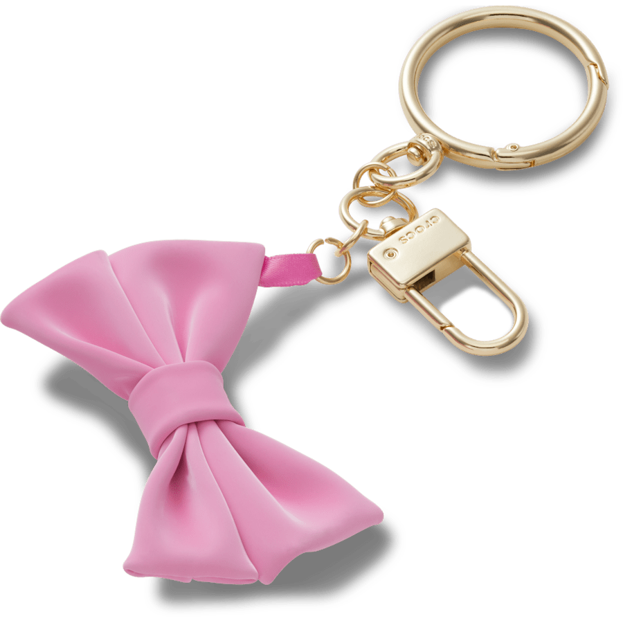 Super Hyper Me Bow Bag Charm Pink - charm view - Jibbitz Charms