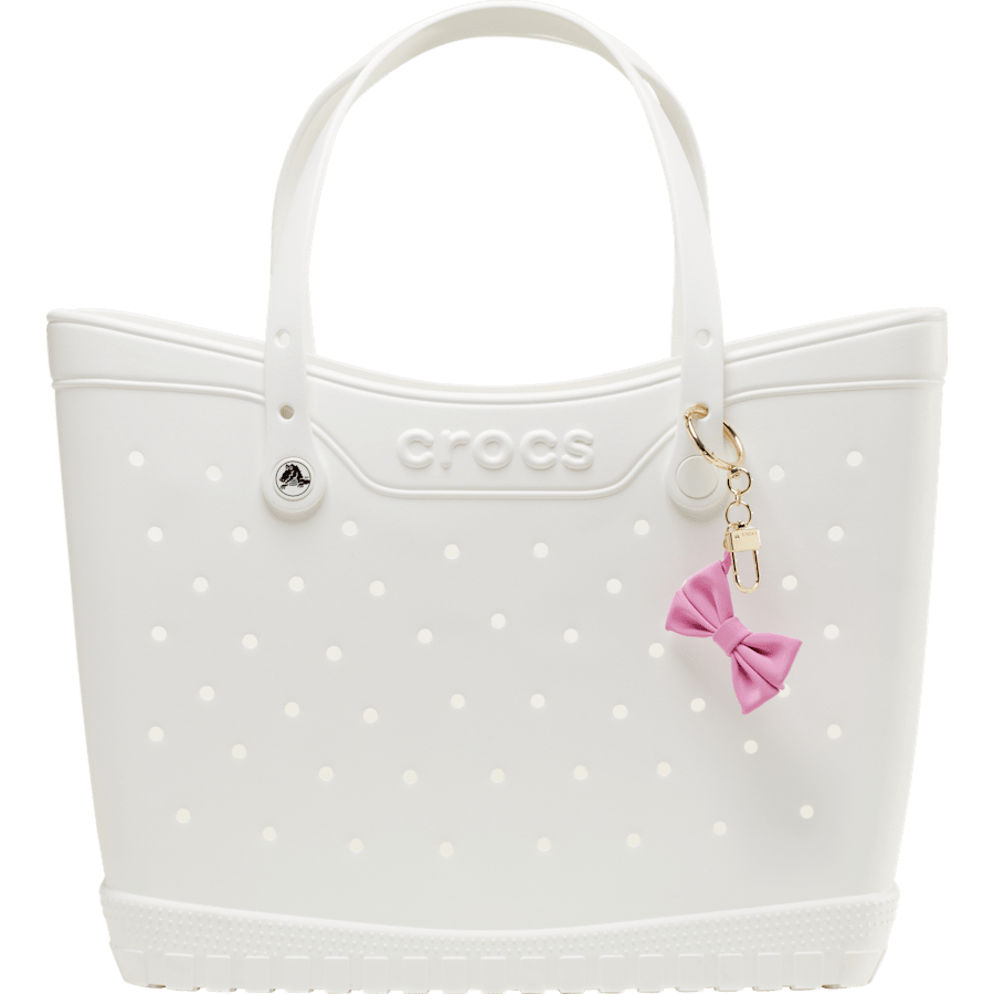Super Hyper Me Bow Bag Charm Pink - charm-on-shoes - Jibbitz Charms