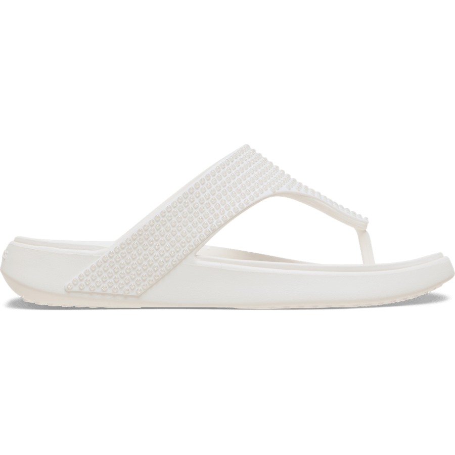 Crocs Getaway Triangle Flip Gems — Chalk