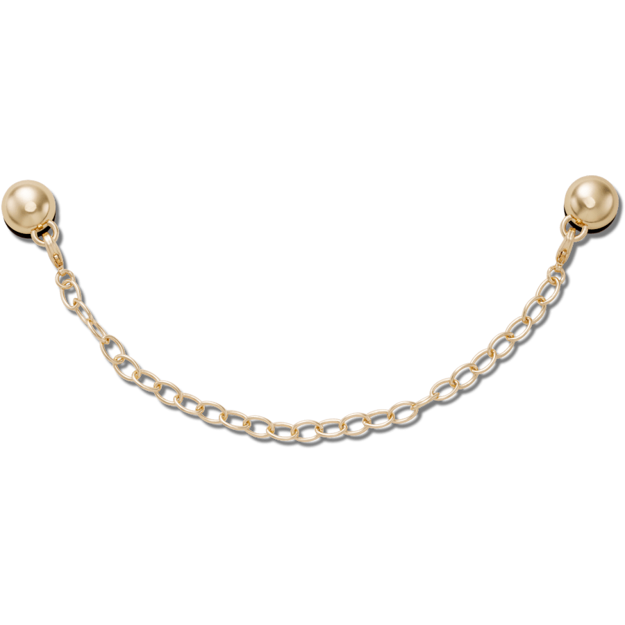 Crocs Thick Loop Bag Chain — Gold