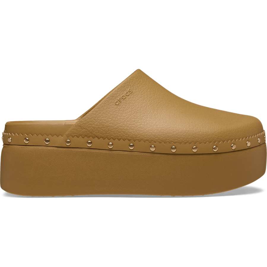 Crocs Dylan Platform Studded Clog — Umber