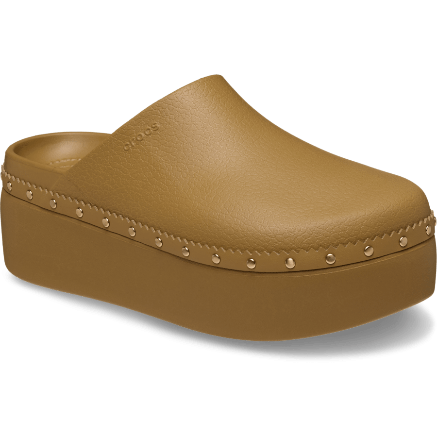 Crocs Dylan Platform Studded Clog — Umber