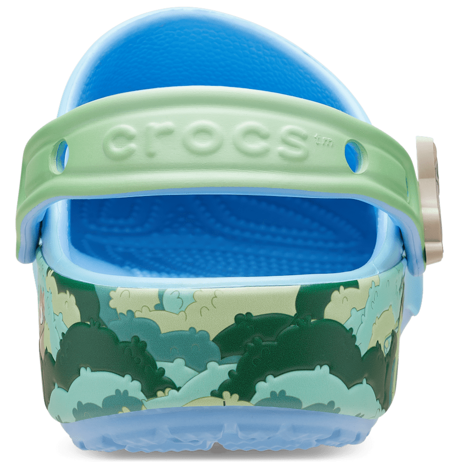 Multi Toddler Bluey Best Buddies Classic Clog - Back - Crocs