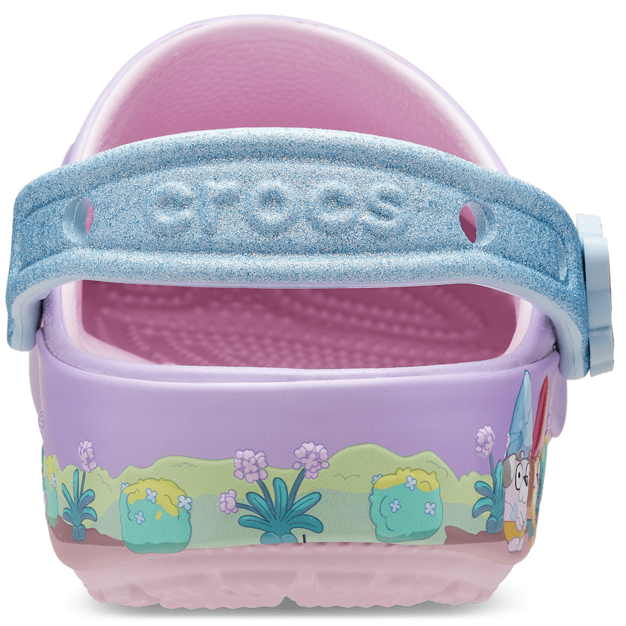 Multi Toddler Bluey Friends Forever Classic Clog - Back - Crocs