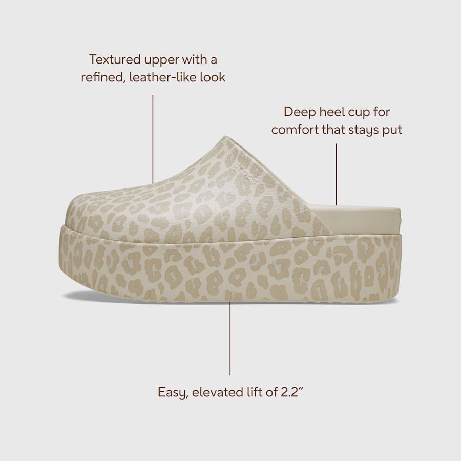 Couleur Dylan Platform Animal Clog - mode de vie - Crocs
