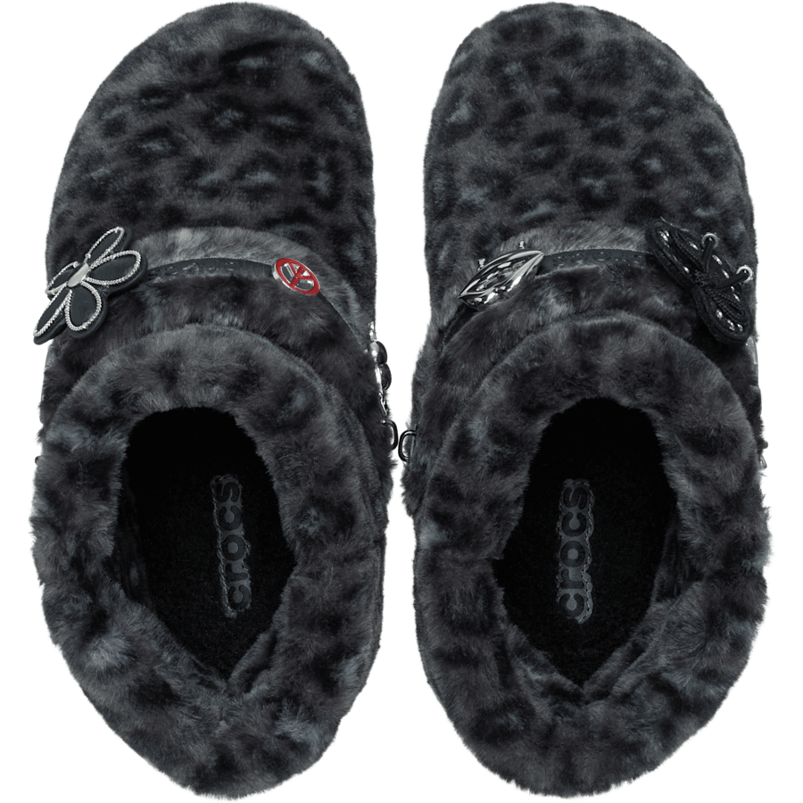 Noir/Léopard Classic Unfurgettable Leopard Boot - Dessus - Crocs