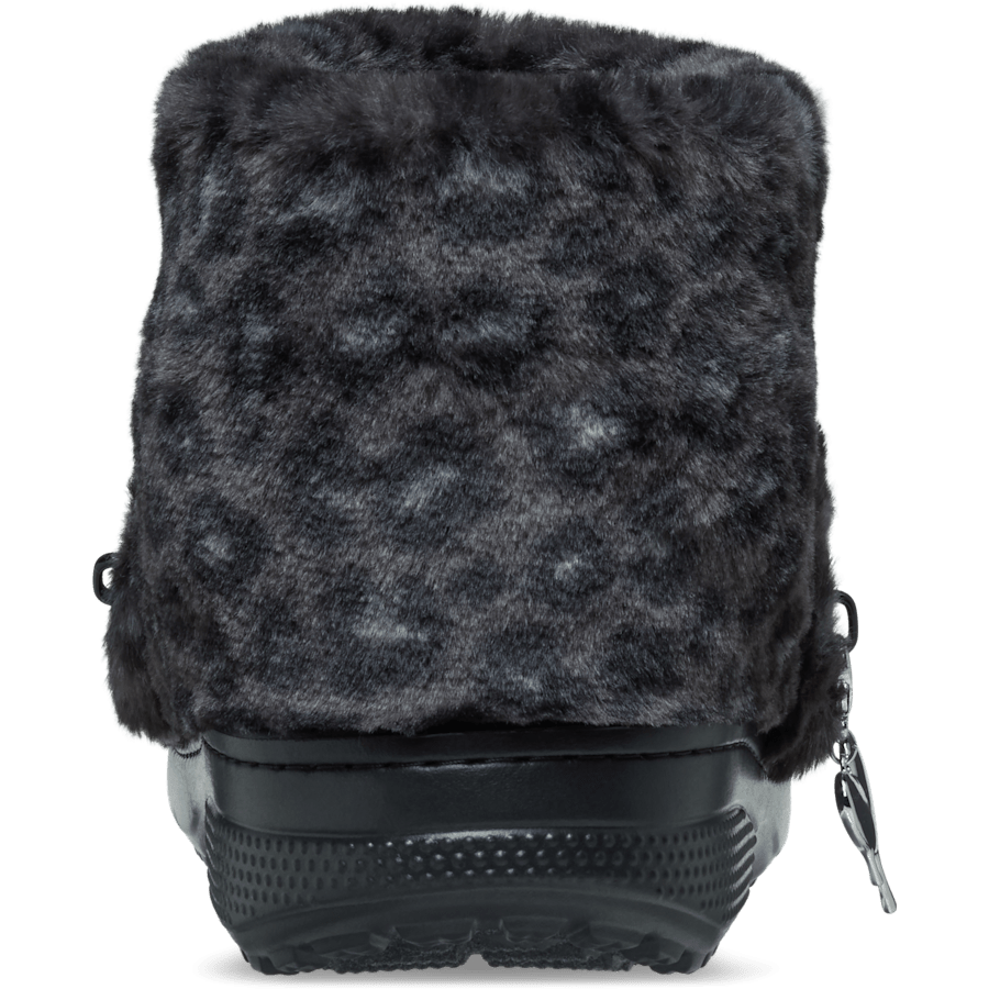 Noir/Léopard Classic Unfurgettable Leopard Boot - Arrière - Crocs