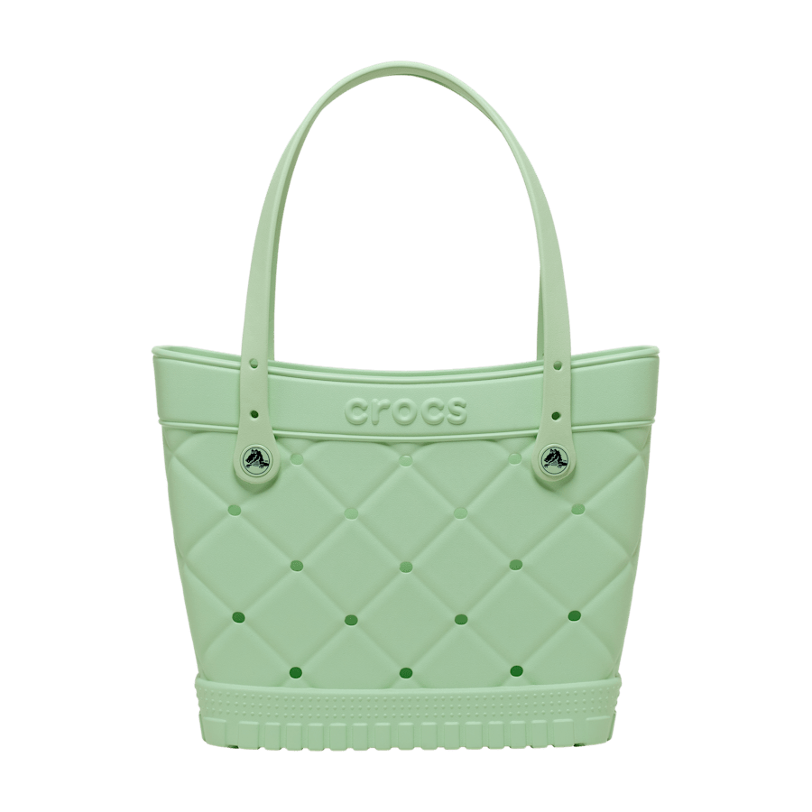 Crocs Medium Quilted Tote — Serene Green