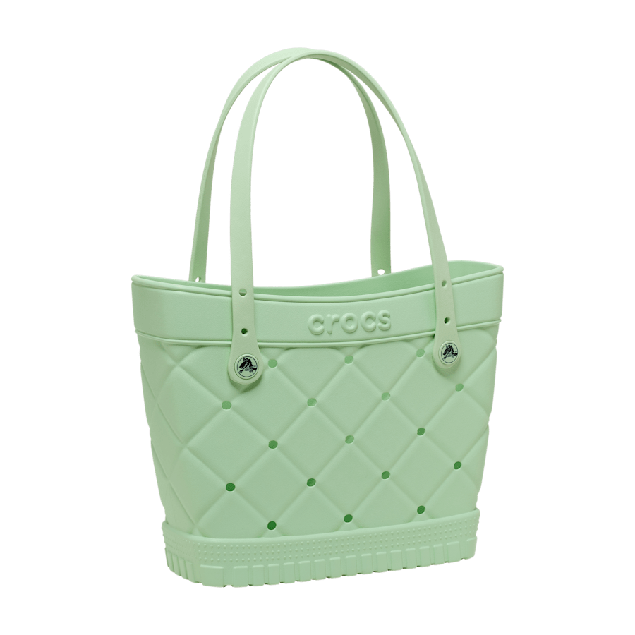Crocs Medium Quilted Tote — Serene Green