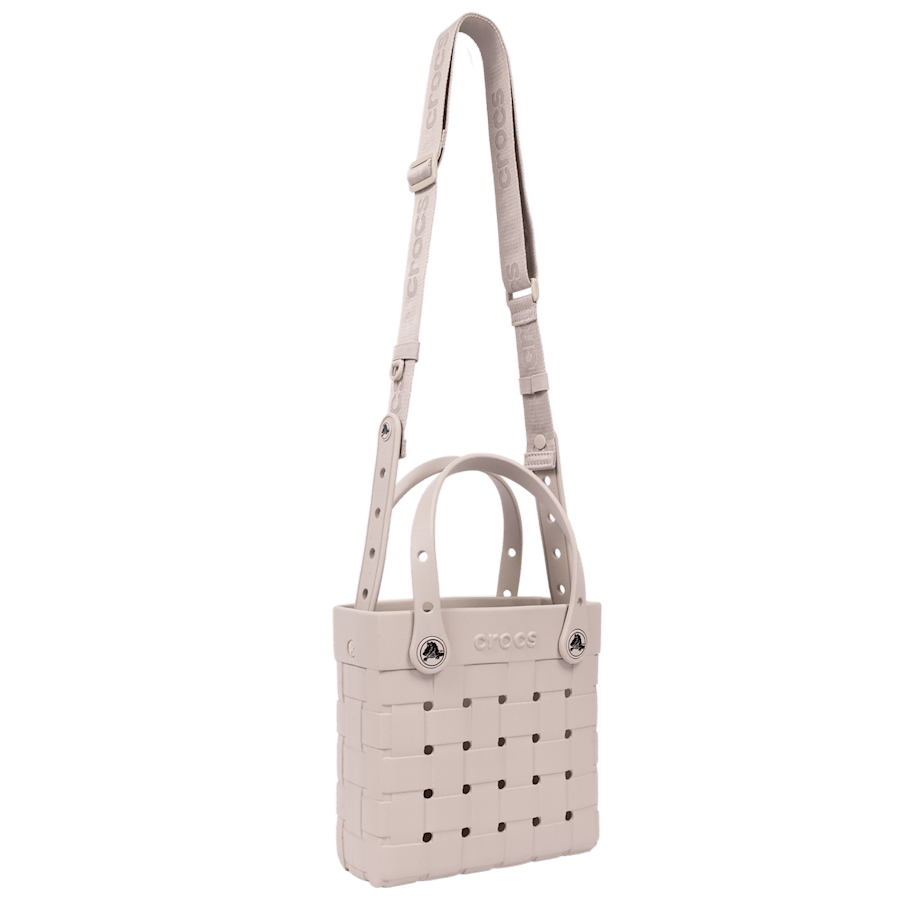 Couleur Small Basket Woven Tote - Angle - Crocs