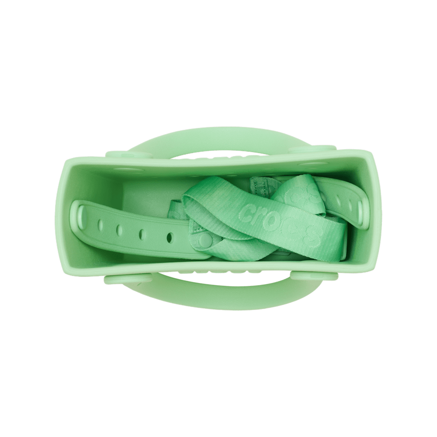Crocs Small Basket Woven Tote — Serene Green