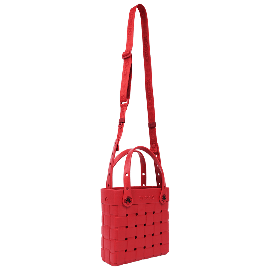Couleur Small Basket Woven Tote - Angle - Crocs