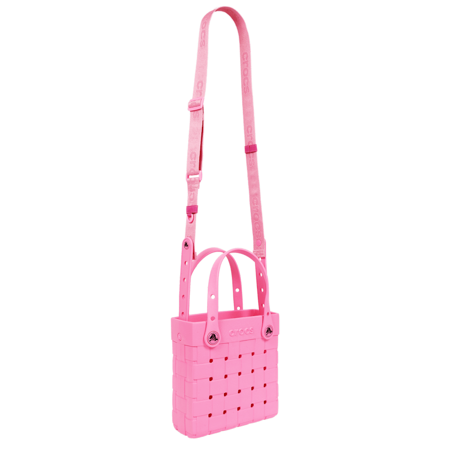 Couleur Small Basket Woven Tote - Angle - Crocs