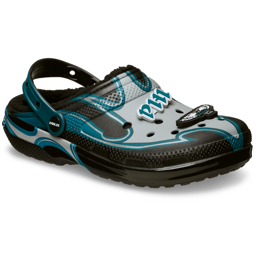 Multi NFL Philadelphia Eagles Classic Lined Clog - Schrägsicht - Crocs