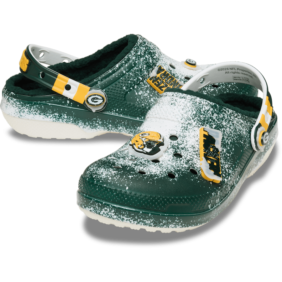 Multi NFL Green Bay Packers Classic Lined Clog - Pair - Crocs