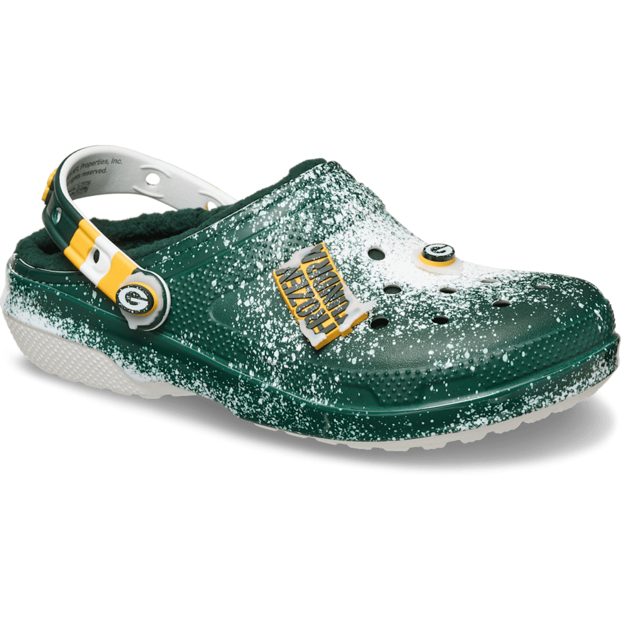 Multi NFL Green Bay Packers Classic Lined Clog - Angle - Crocs