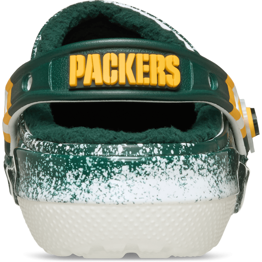 Multi NFL Green Bay Packers Classic Lined Clog - Back - Crocs