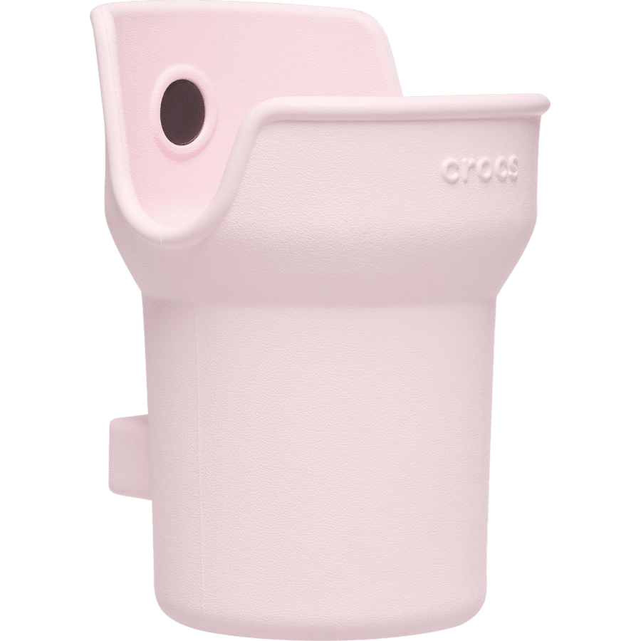 Crocs Beverage Holder — Pink Milk