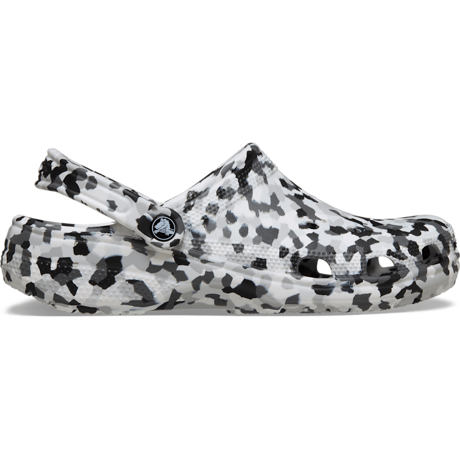 Crocs Classic Confetti Clog — Black / White