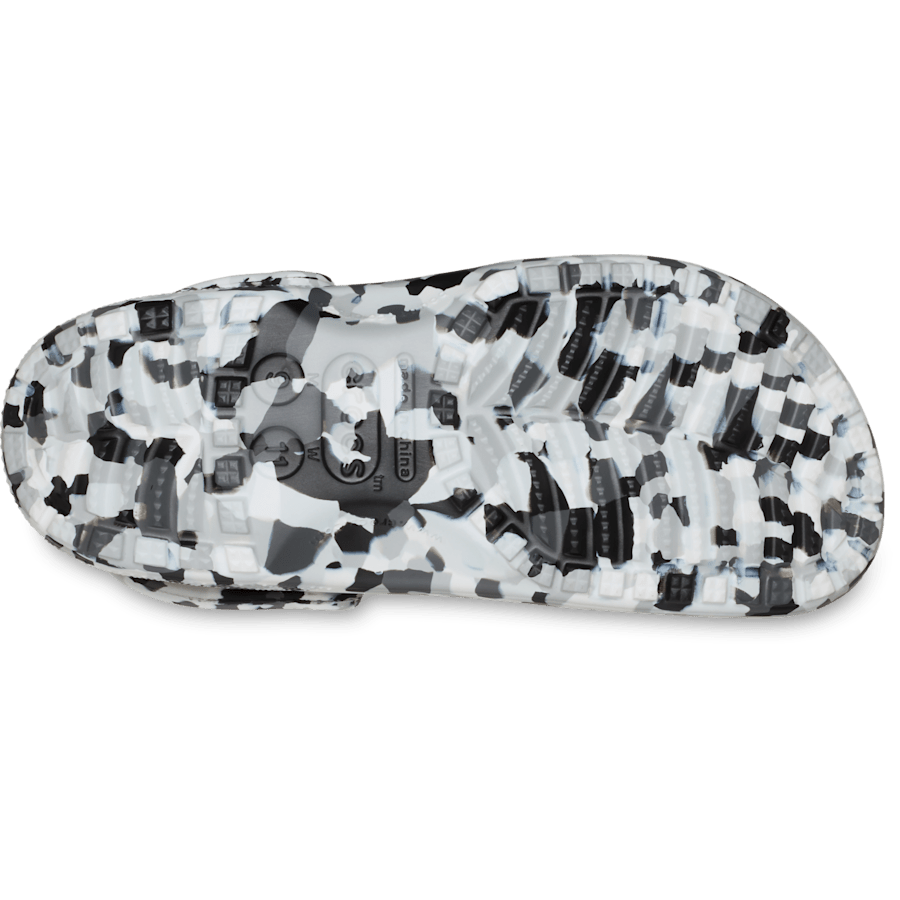 Crocs Classic Confetti Clog — Black / White