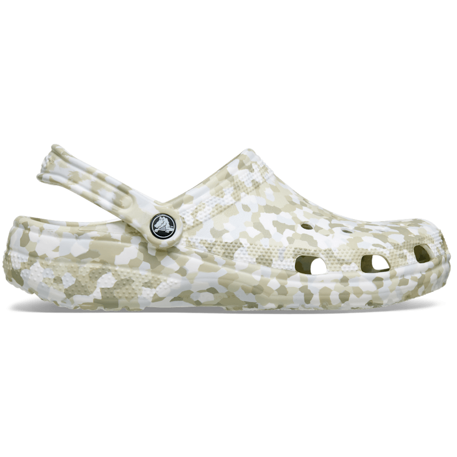 Summit White/Multi Classic Confetti Clog - Zijkant - Crocs