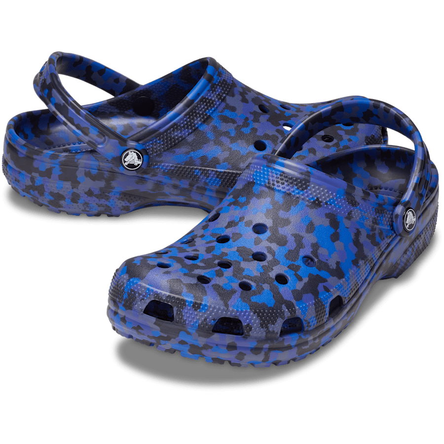 Crocs Classic Confetti Clog — Blue Bolt / Multi