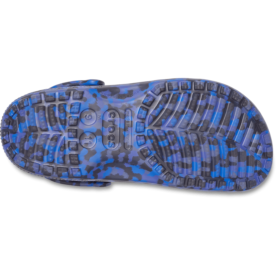 Crocs Classic Confetti Clog — Blue Bolt / Multi