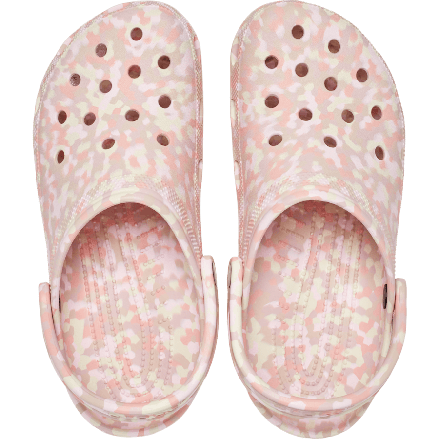Pink Milk/Multi Classic Confetti Clog - Draufsicht - Crocs