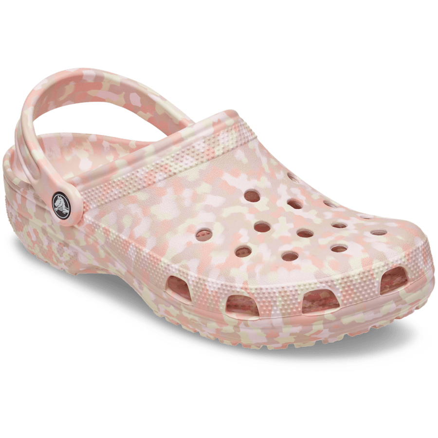 Pink Milk/Multi Classic Confetti Clog - Schrägsicht - Crocs