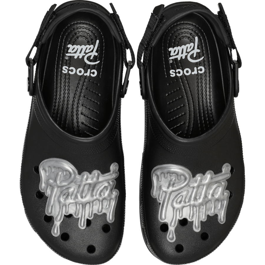 Black Patta x Crocs Classic EXP Clog - Side - Crocs