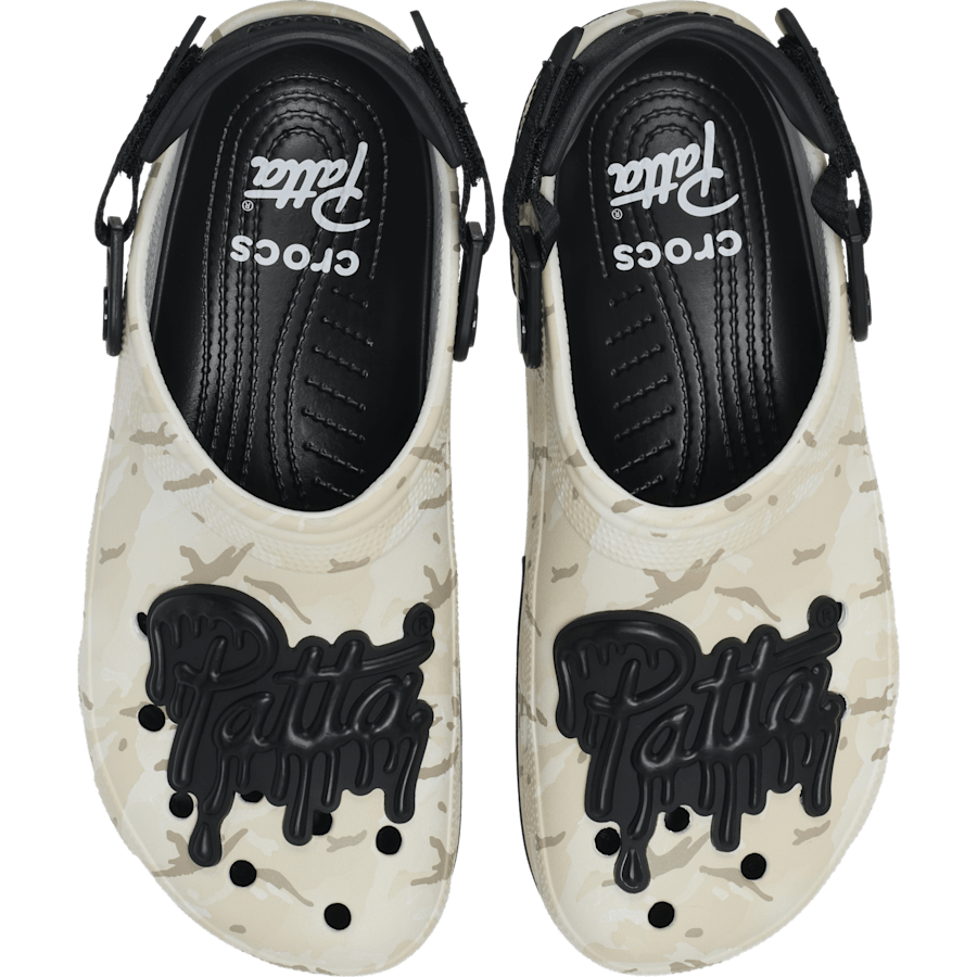 Almost White Patta x Crocs Classic EXP Clog - Side - Crocs