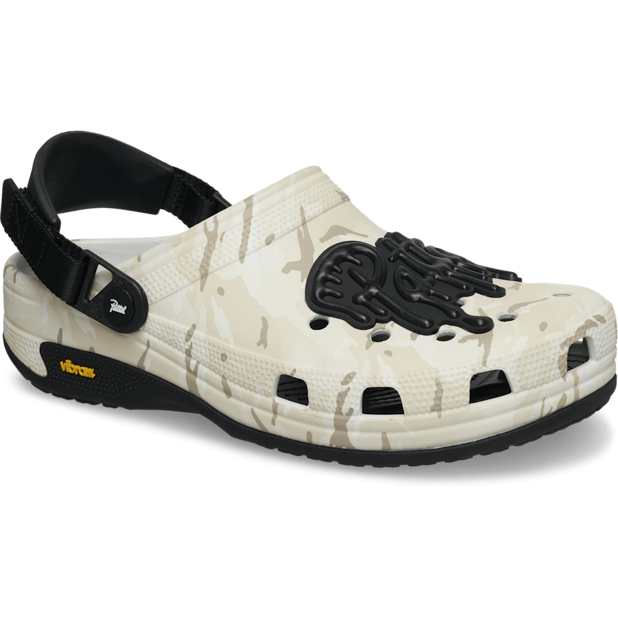 Almost White Patta x Crocs Classic EXP Clog - Angle - Crocs