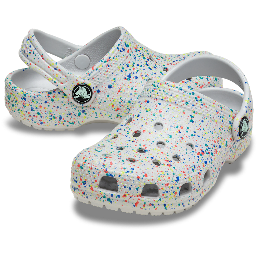 Atmosphere / Multi Kids' Classic Glow Paint Splatter Clog - Pair - Crocs