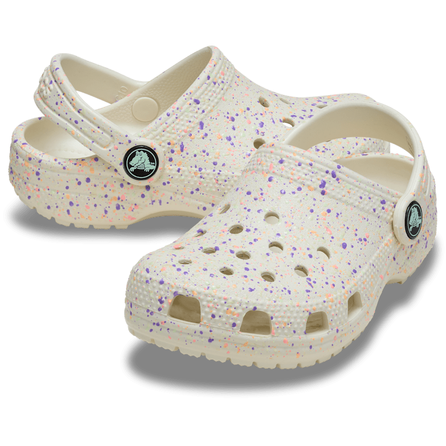 Color Kids' Classic Glow Paint Splatter Clog - Pair - Crocs