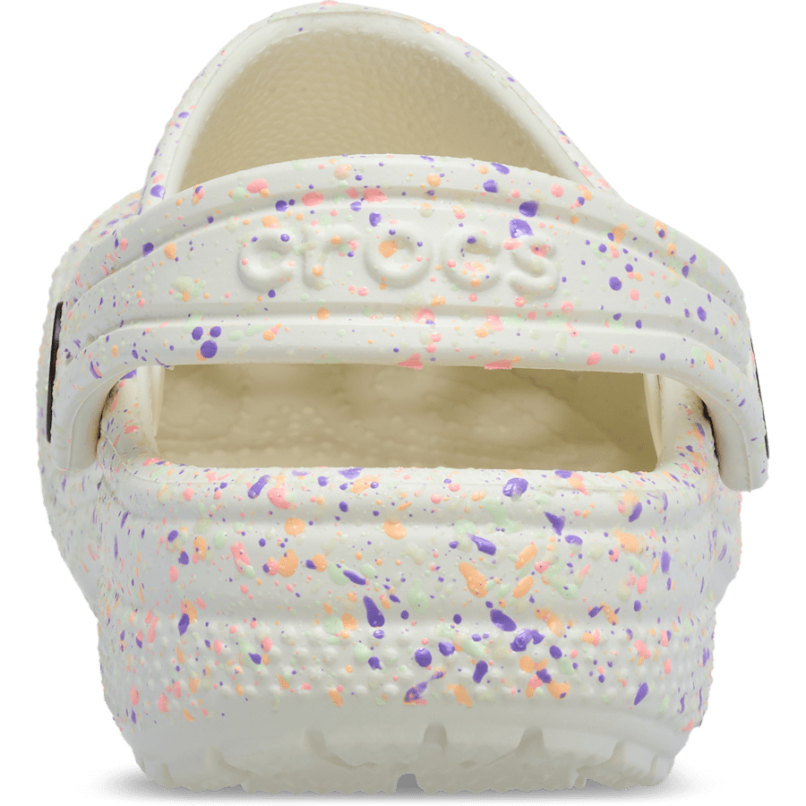 Color Kids' Classic Glow Paint Splatter Clog - Back - Crocs