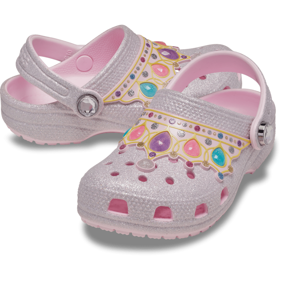 Pink Milk/Multi Toddler IAM Princess Clog - Pair - Crocs