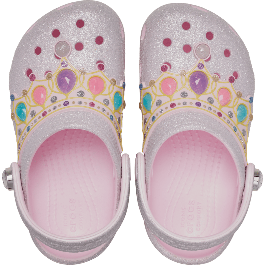 Pink Milk/Multi Toddler IAM Princess Clog - Top - Crocs