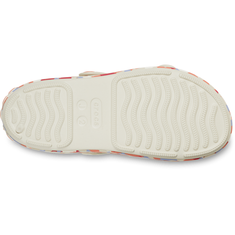 Sommet Blanc/Goyave Kids’ Crocband™ Cruiser Glow Confetti Band Sandal. - Dessous - Crocs