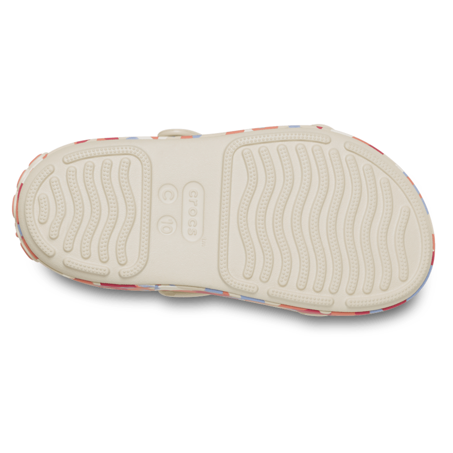 Sommet Blanc/Goyave Toddler Crocband™ Cruiser Glow Confetti Band Sandal - Dessous - Crocs