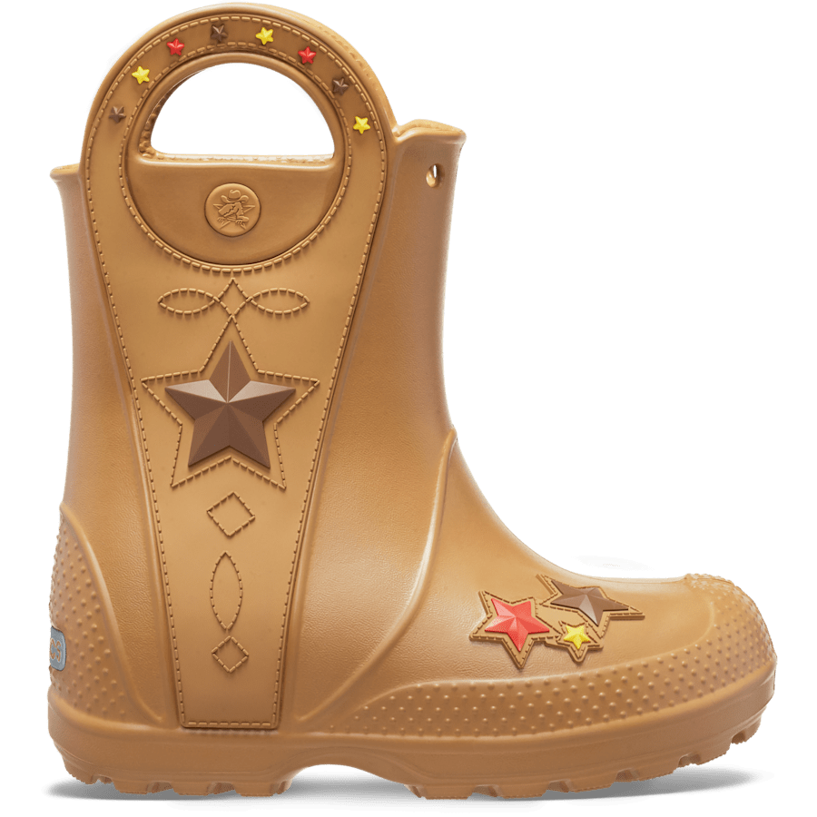 Crocs Kids' Handle It Western Boot — Umber