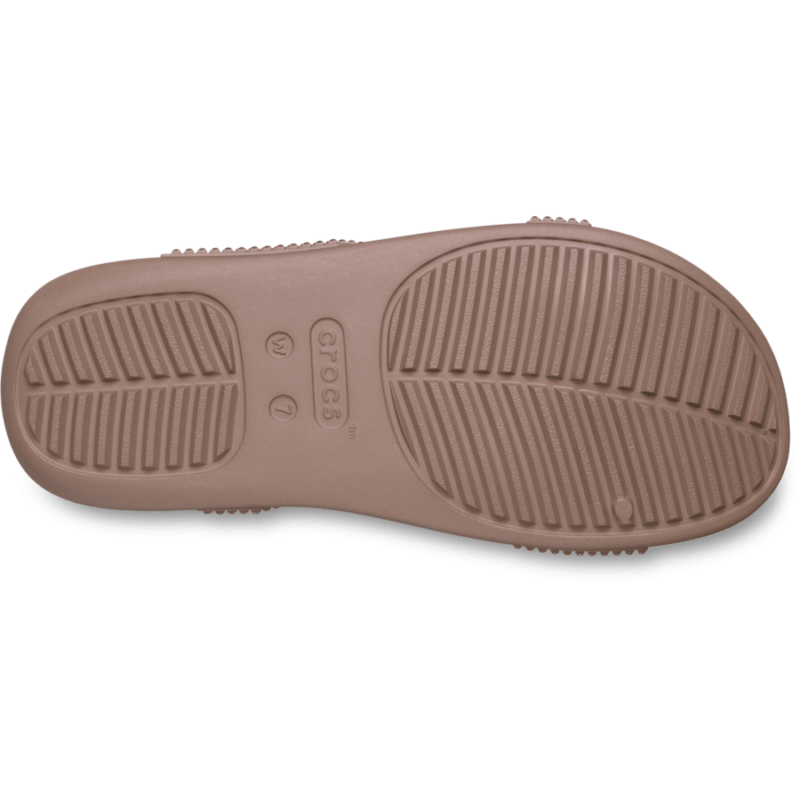Latte Getaway Strappy Gems Sandal - Ansicht von unten - Crocs