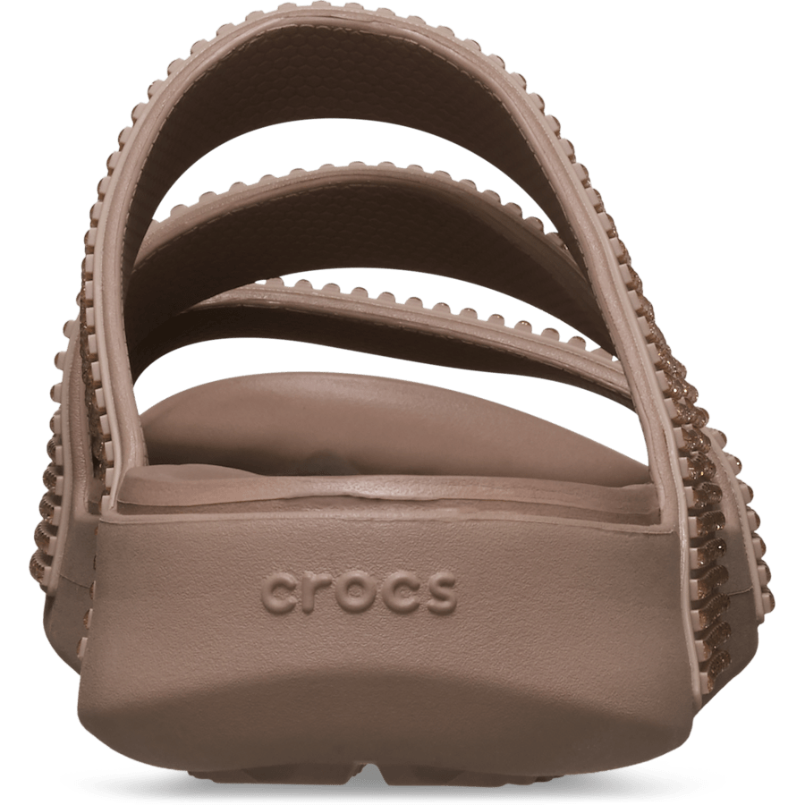Latte Getaway Strappy Gems Sandal - Zurück - Crocs