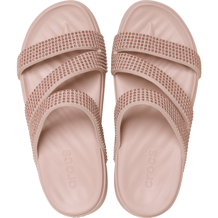 Crocs Getaway Strappy Gems Sandal — Quartz