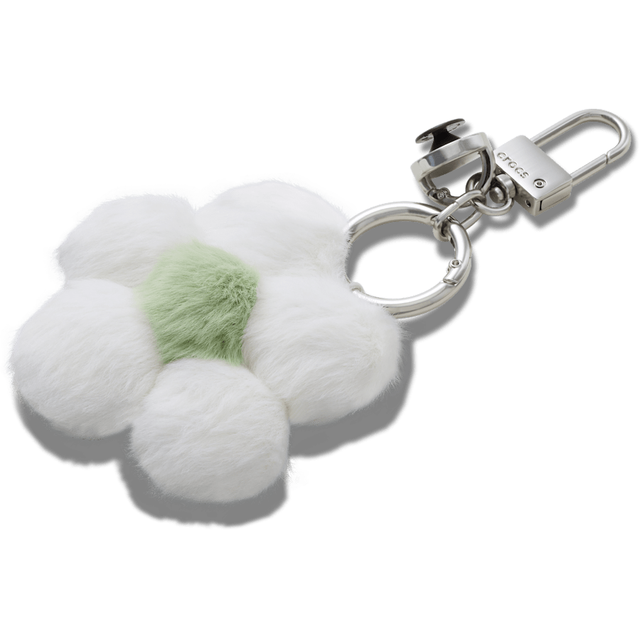 Plush Daisy Bag Charm - accessoire weergave - Jibbitz Charms