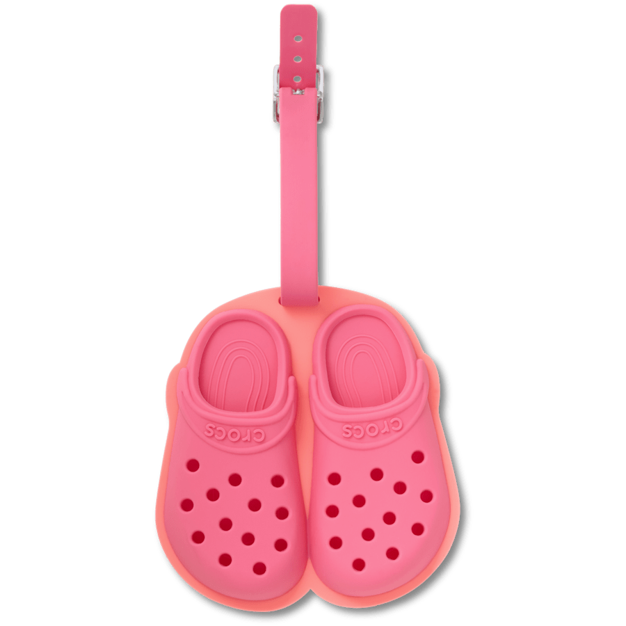 Crocs Classic Clogs Luggage Tag — Pink