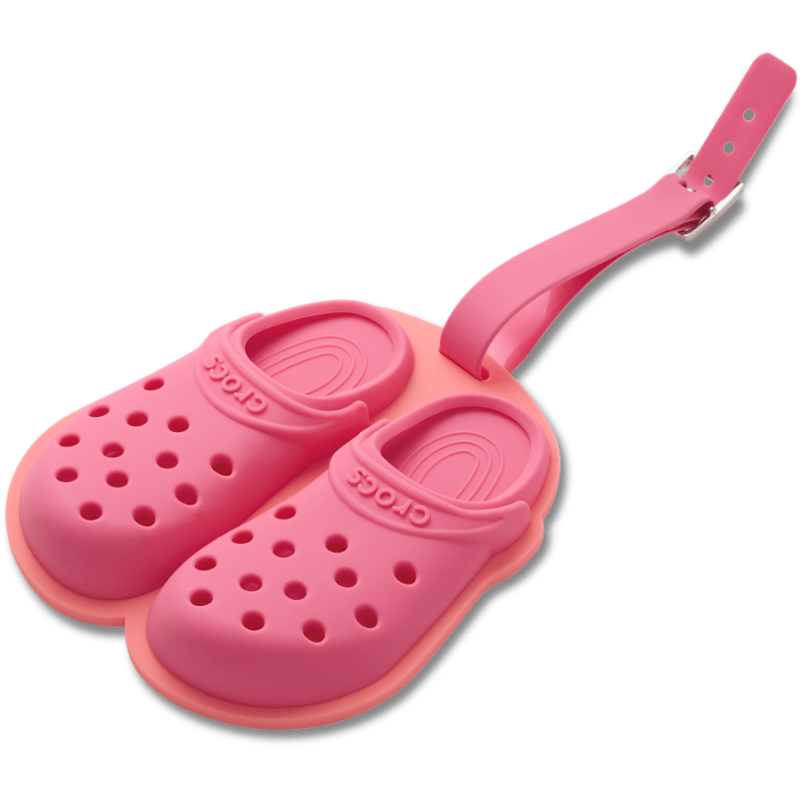 Crocs Classic Clogs Luggage Tag — Pink