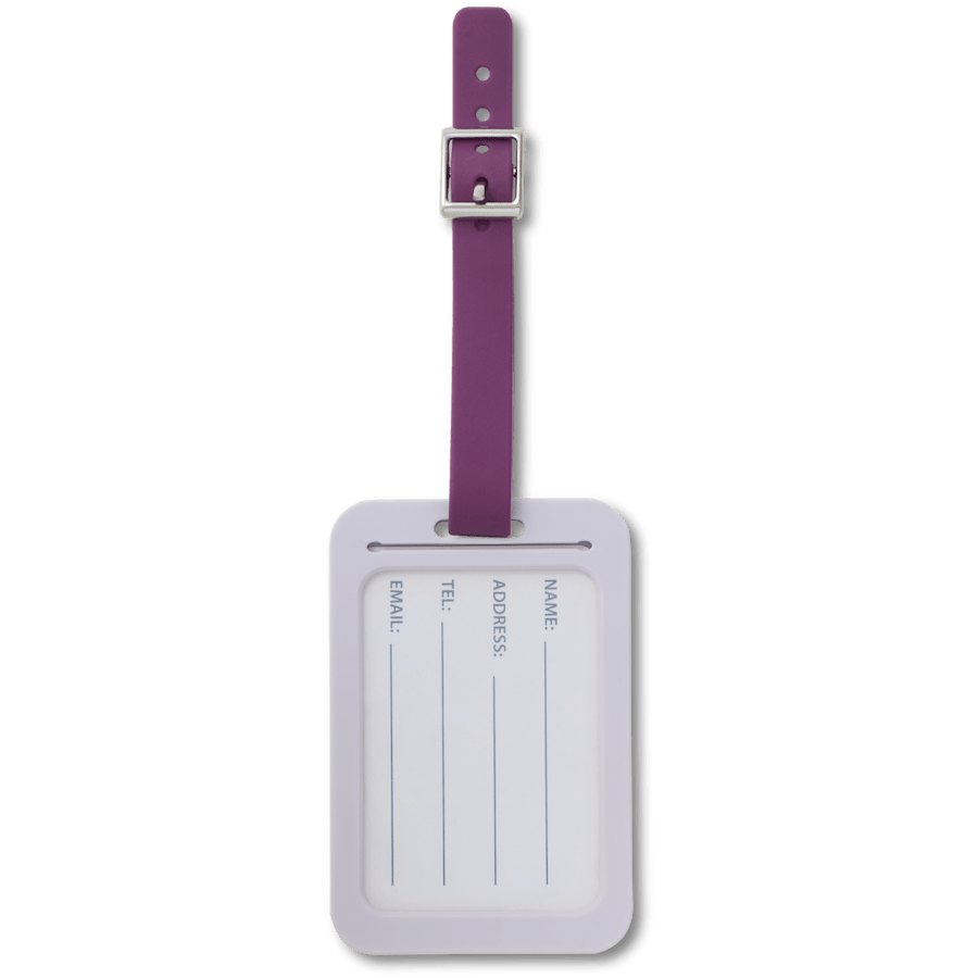 Rectangle Luggage Tag - Charm view - Jibbitz Charms