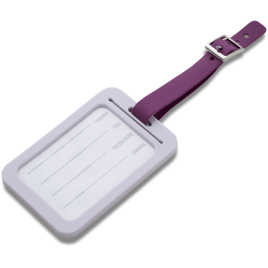 Rectangle Luggage Tag - Charm on shoes - Jibbitz Charms