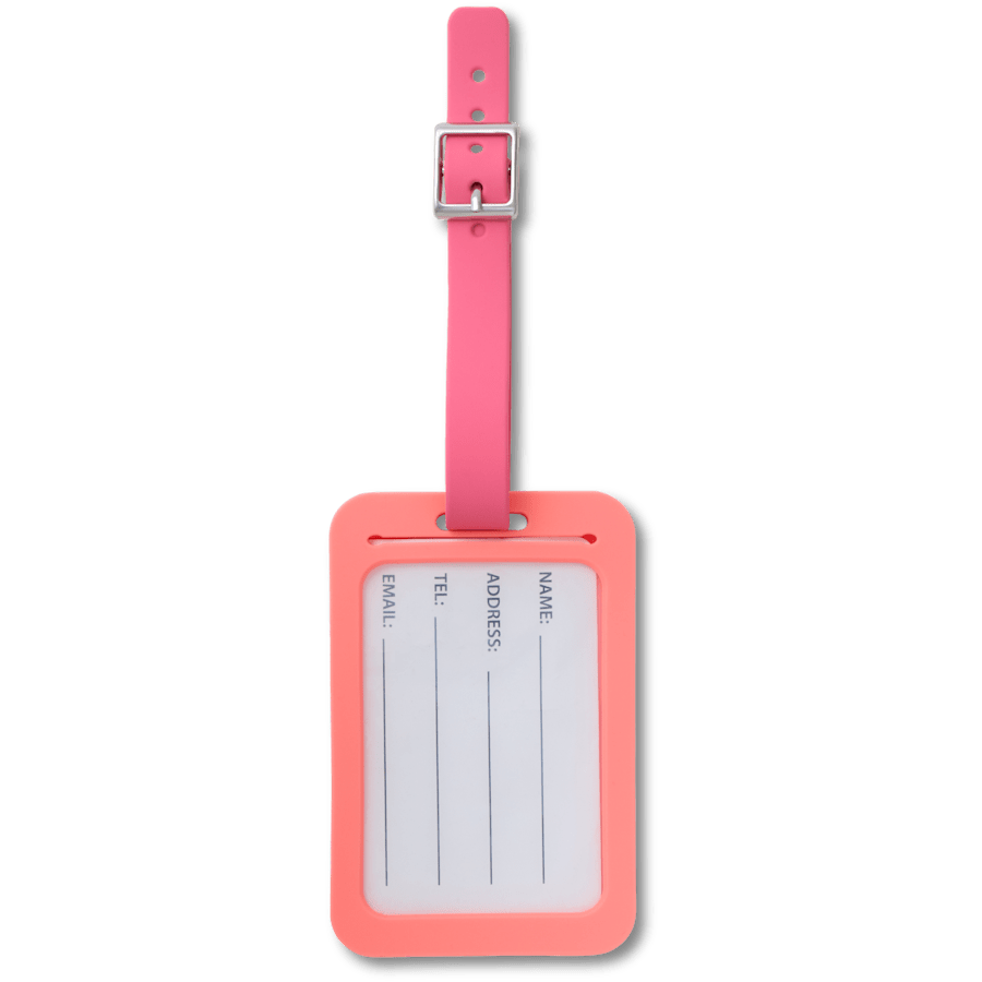 Rectangle Luggage Tag - Custom Angle - Jibbitz Charms
